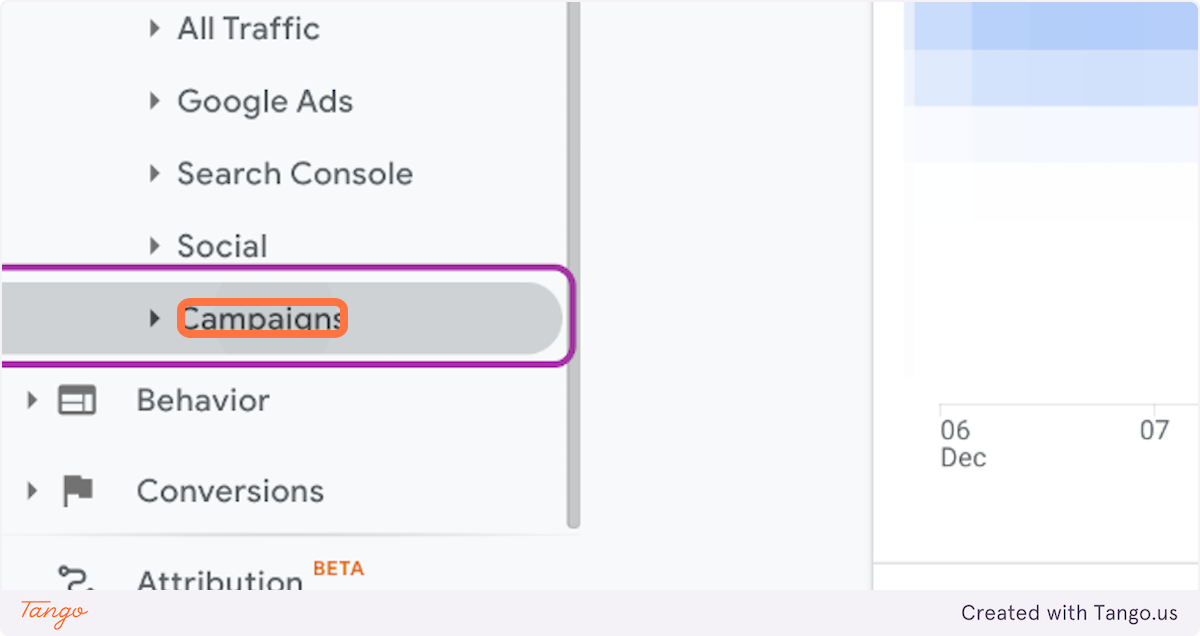 Click on Campaigns