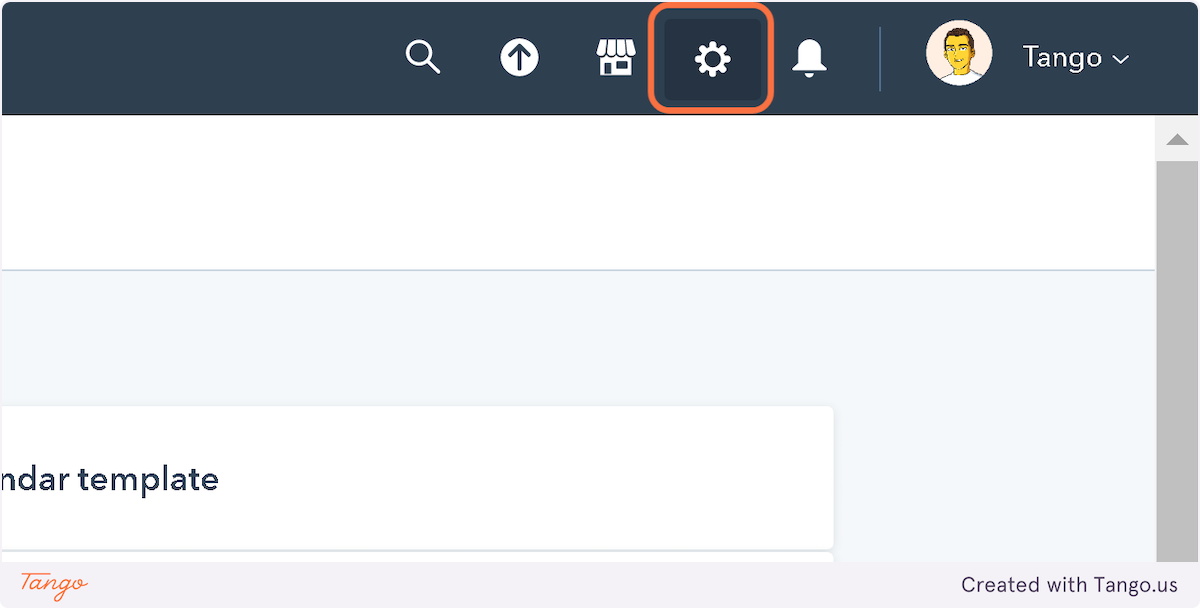 Click on Settings