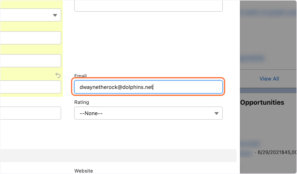 Add email