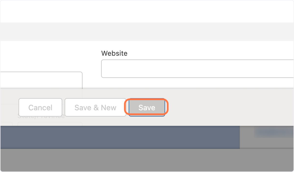 Click on Save