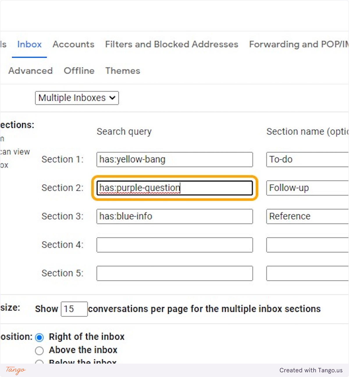 ❔ Set up your Follow-up Inbox with purple-question