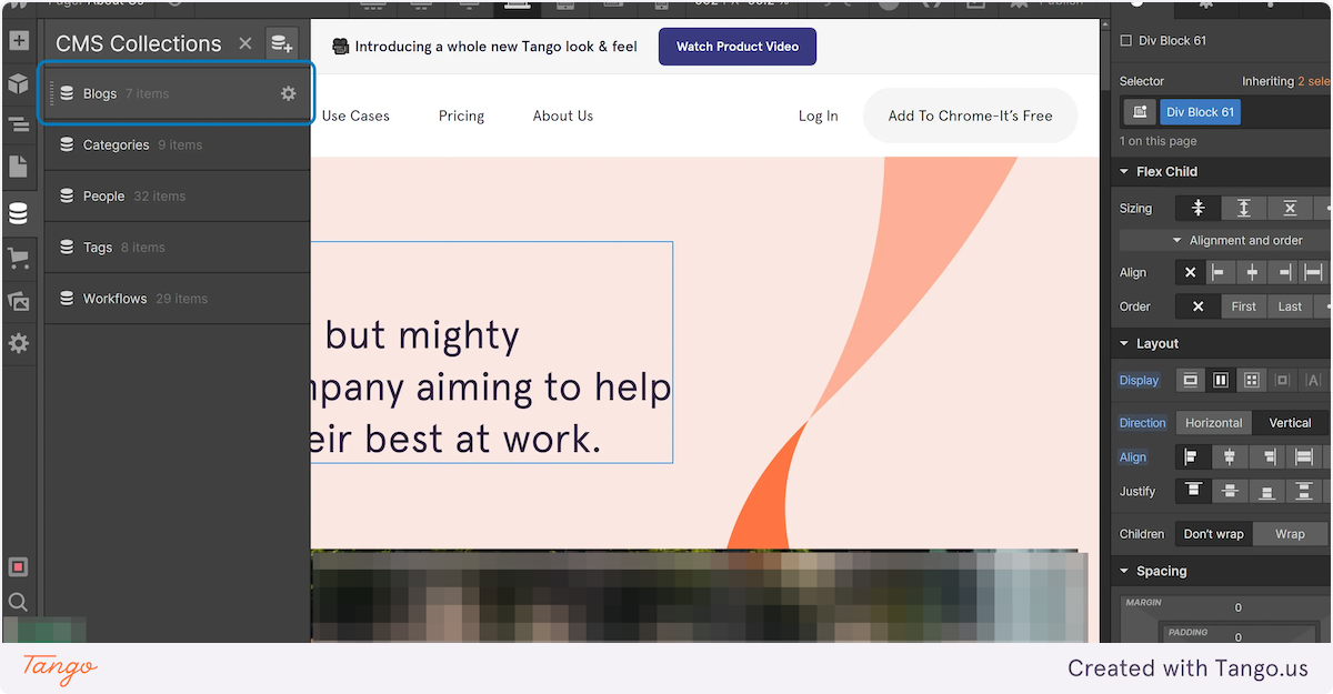 Click on Blogs