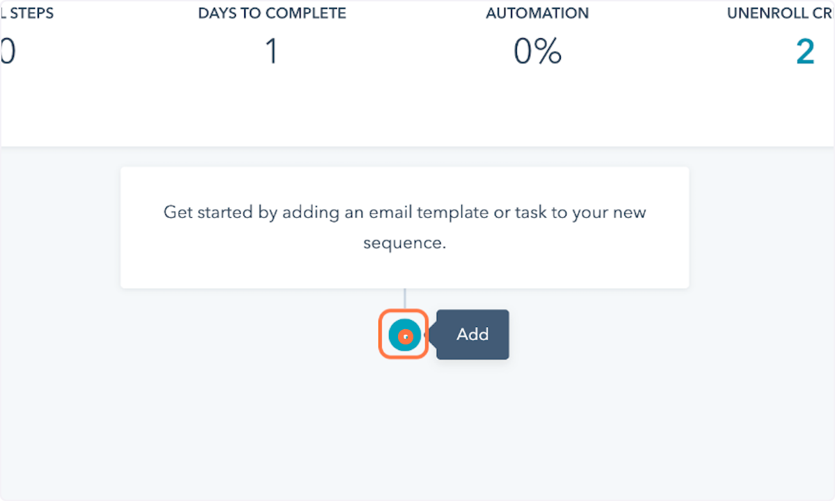 Add first step