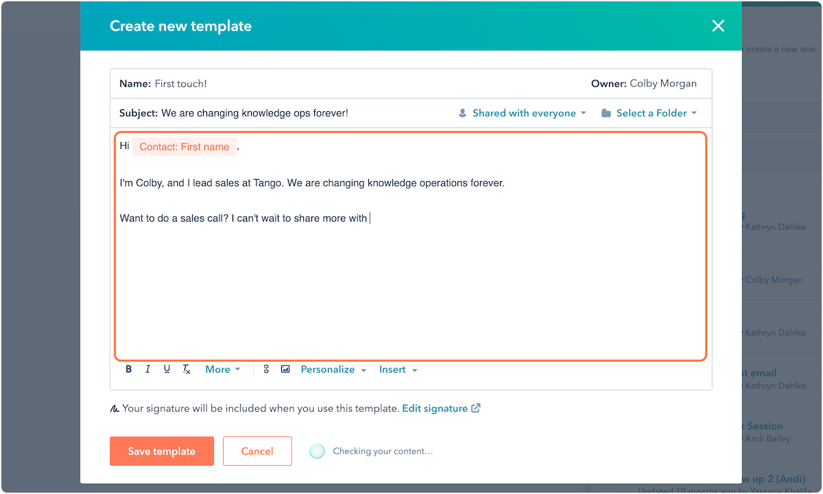 Write your email