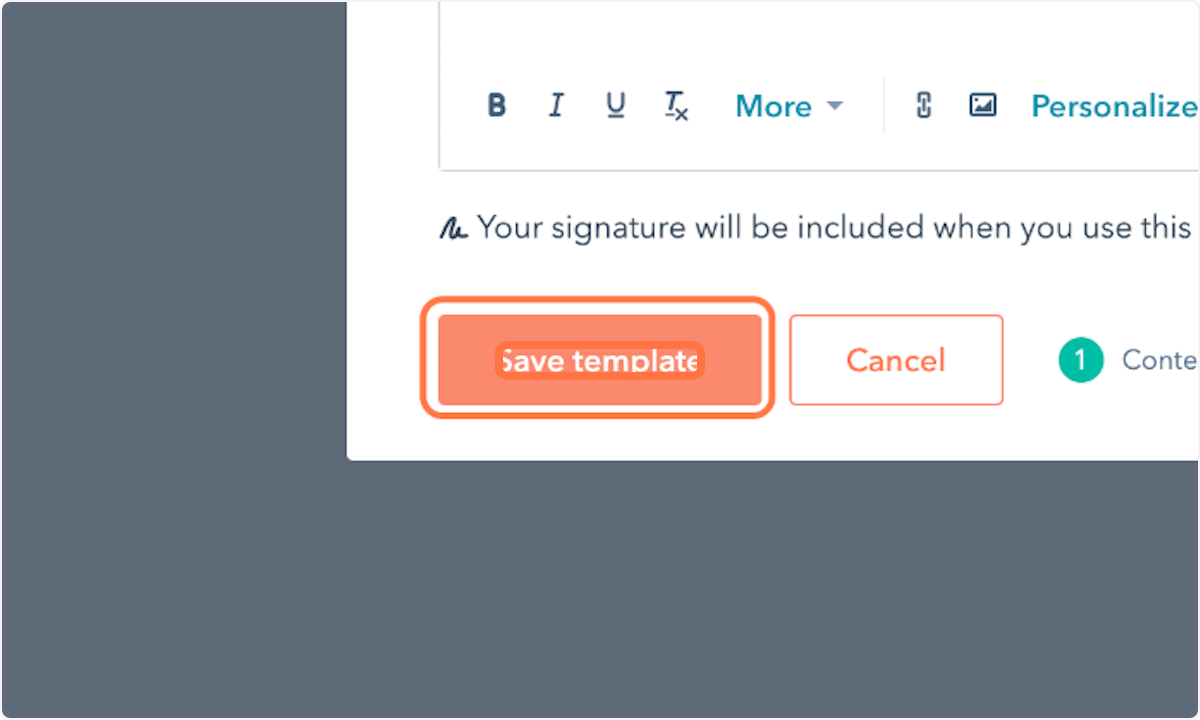 Save email