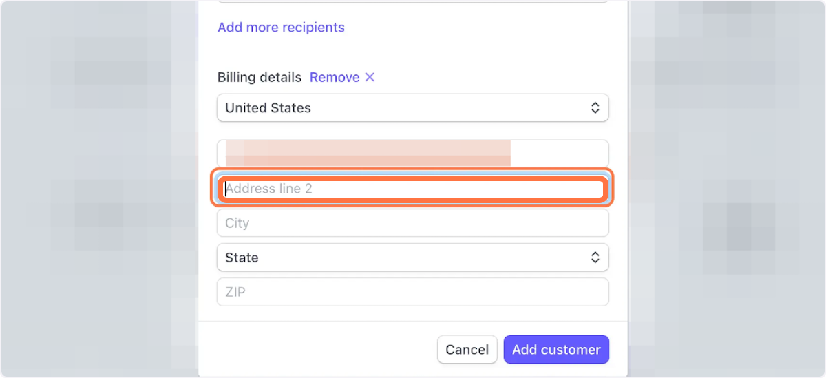 Enter Address into input