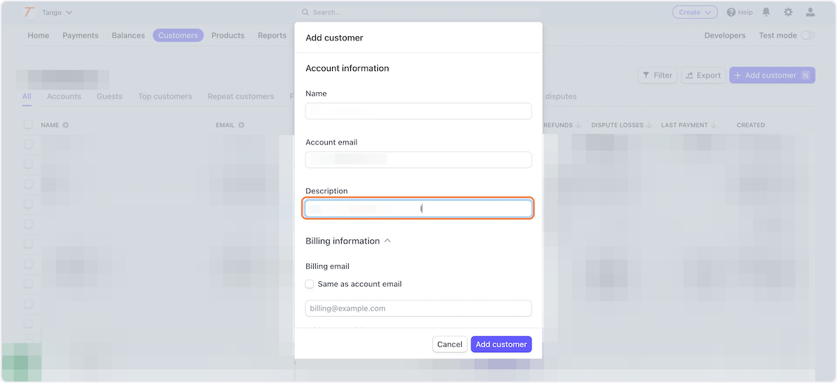 Type [Customer Name]
