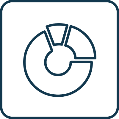 MyScoreIQ line icon inside a square