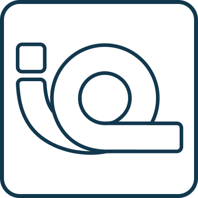 CreditBuilderIQ line icon inside a square