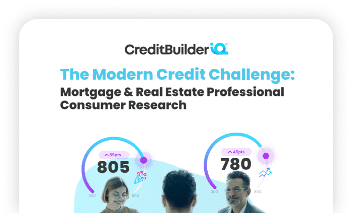 cover of CreditBuilderIQ The Modern Credit Challenge report