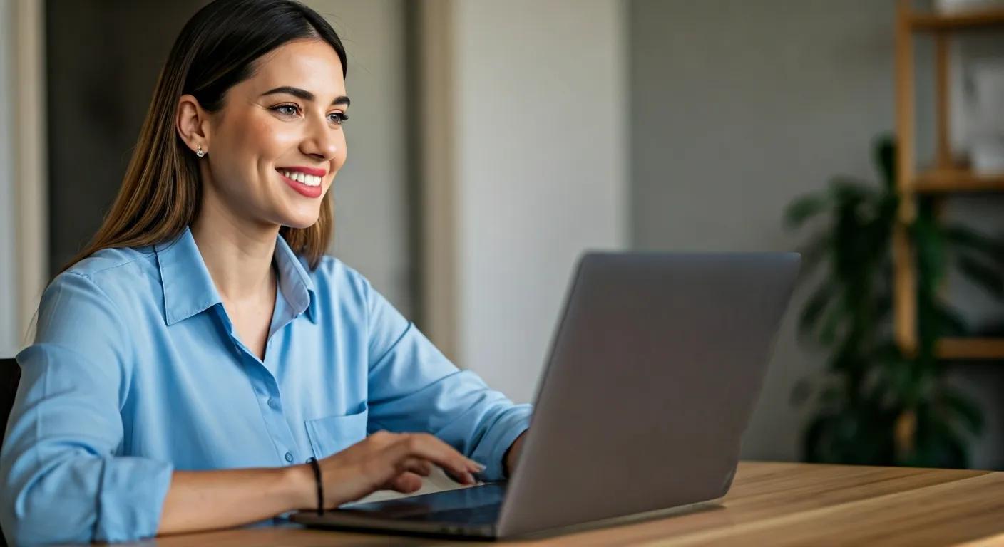 Virtual assistant in a video call using communication app in a home office
