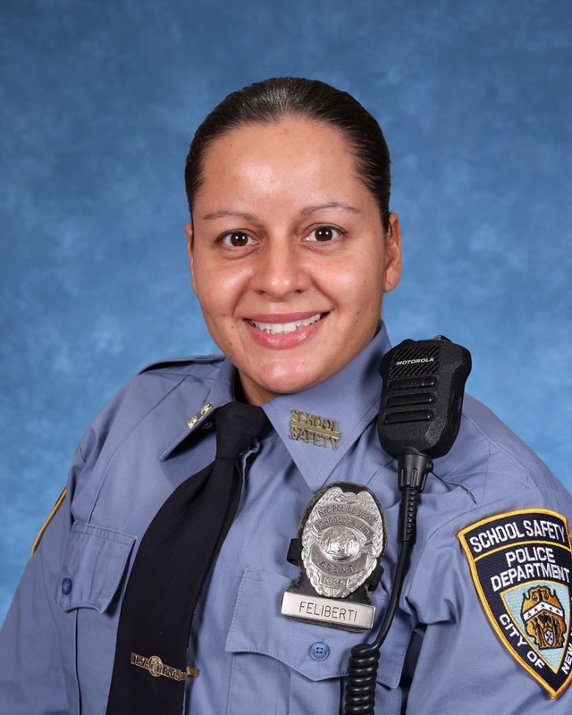 School safety officer in uniform portrait