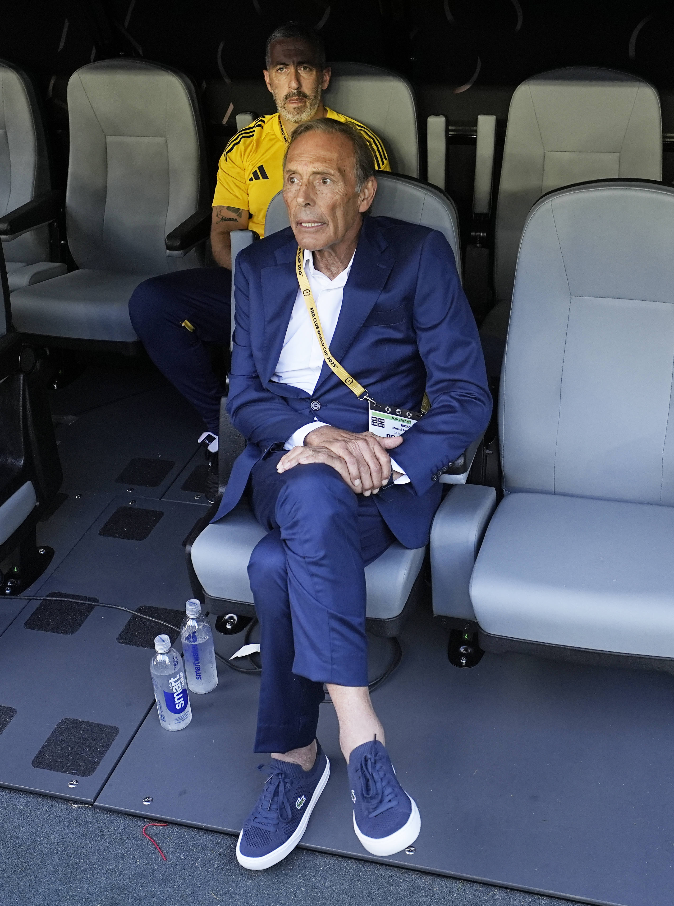 Boca Juniors fans at the Hard Rock Stadium