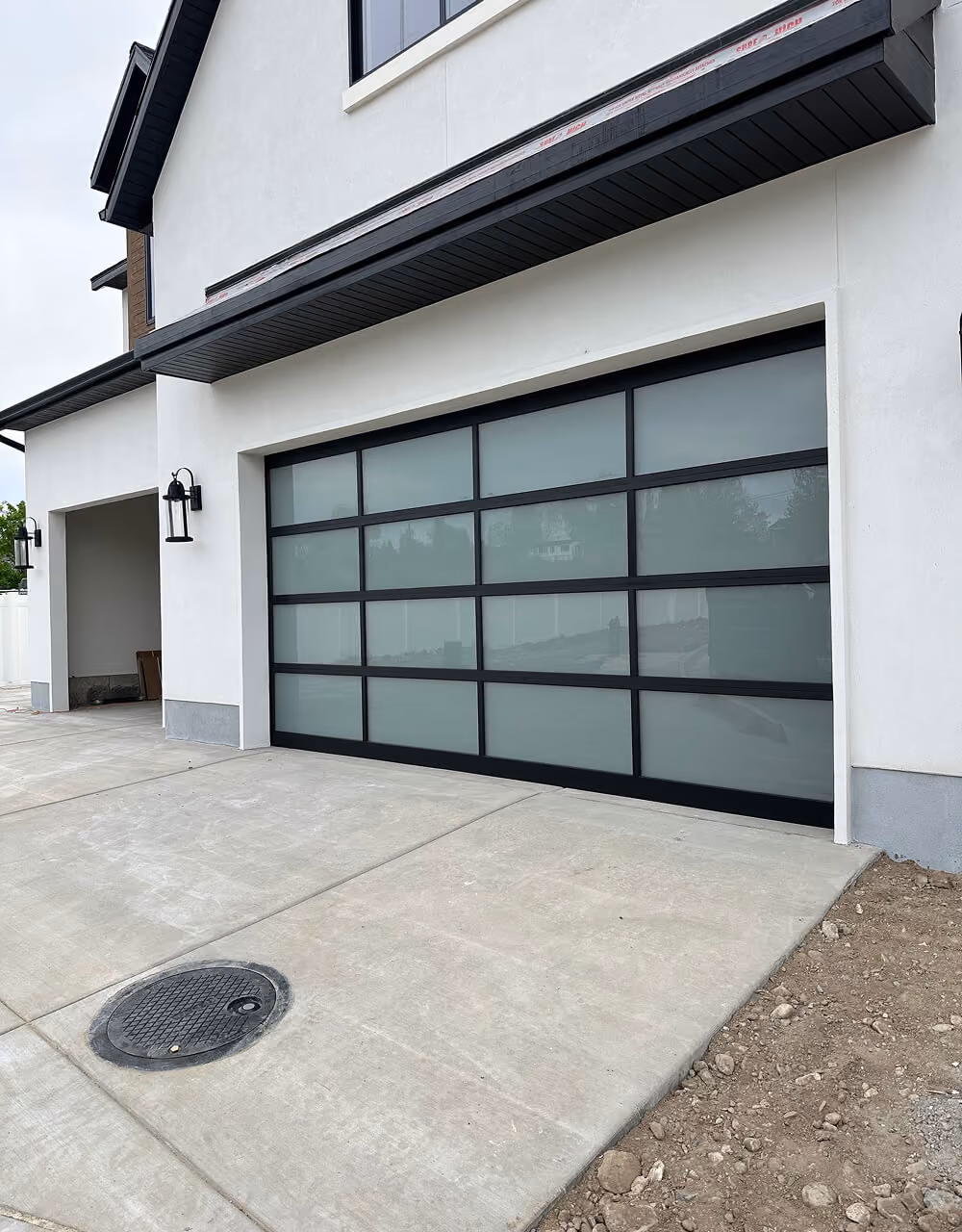 A garage door installed by Hayden Doors in Utah County.