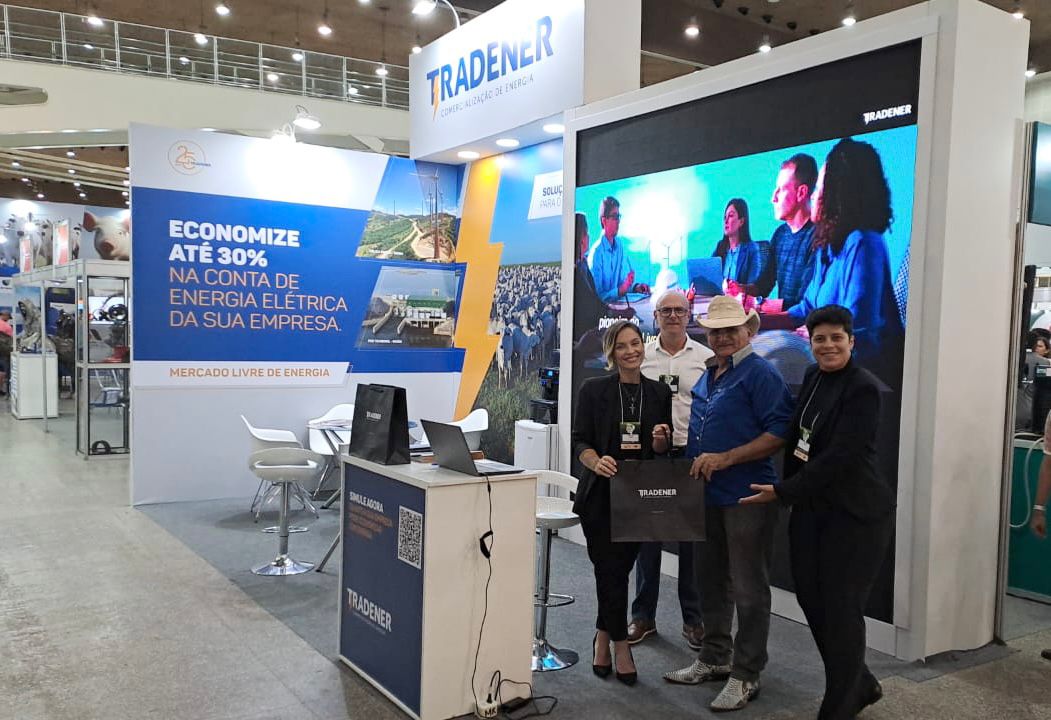 Stand da Tradener na feira PEC Nordeste 2024
