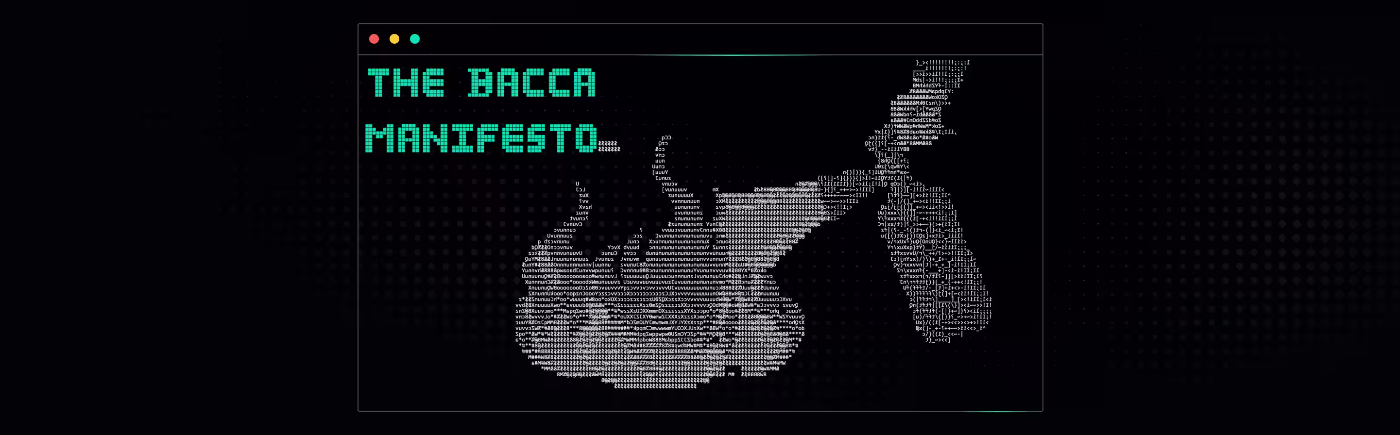 BACCA.AI Manifesto