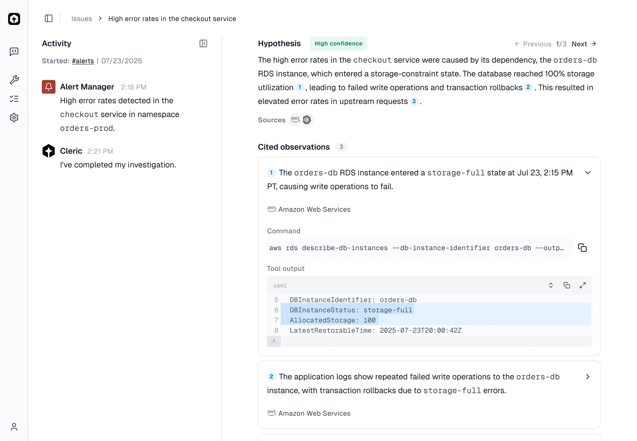 Diagnose failures in any cloud environment image