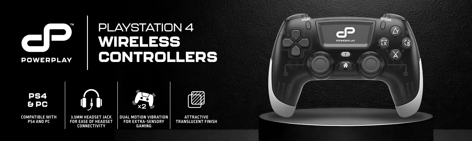 Black PS4 Wireless Controller