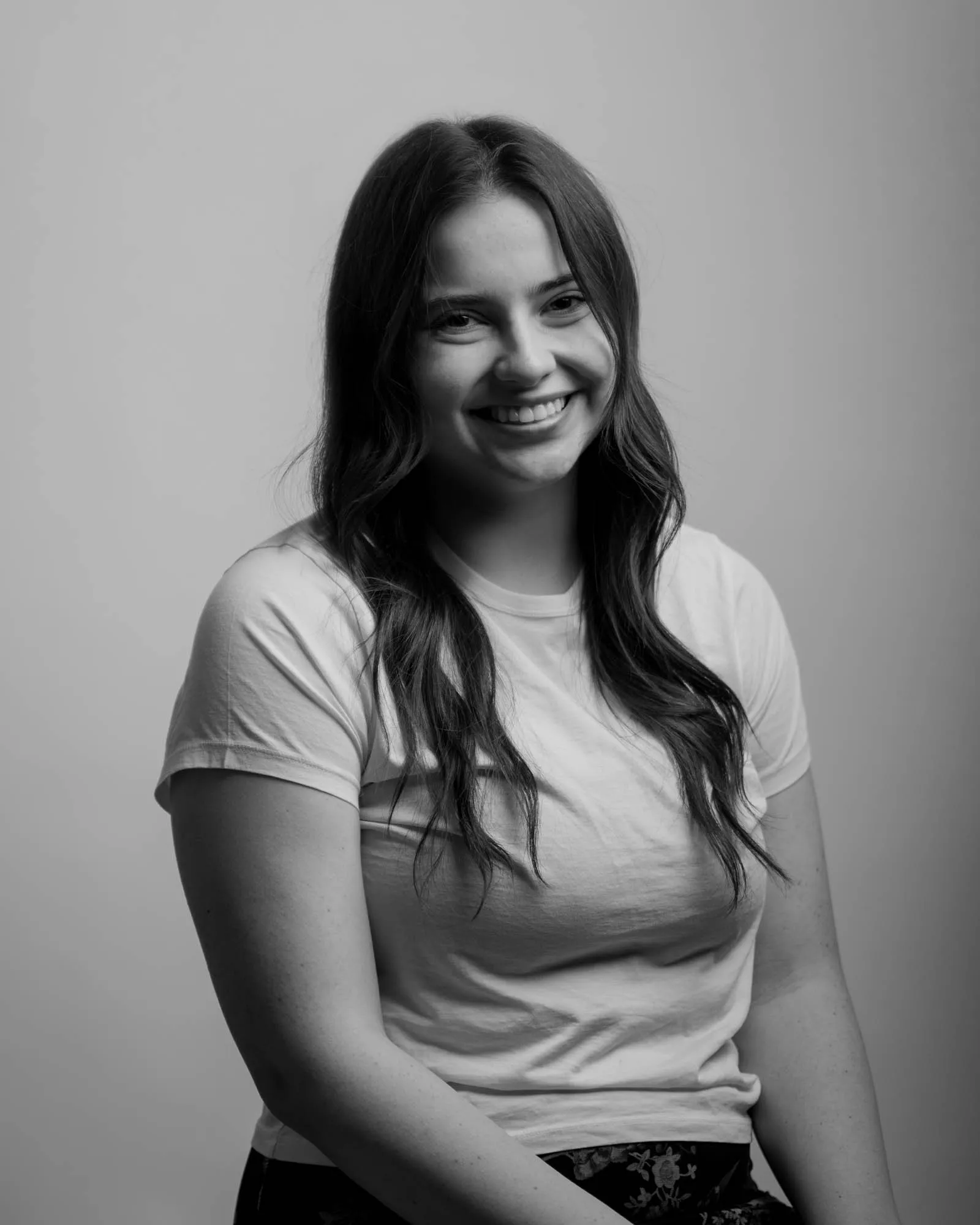 B&W Portrait of Kelsey Gates
