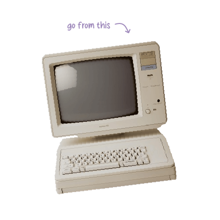 old school computer