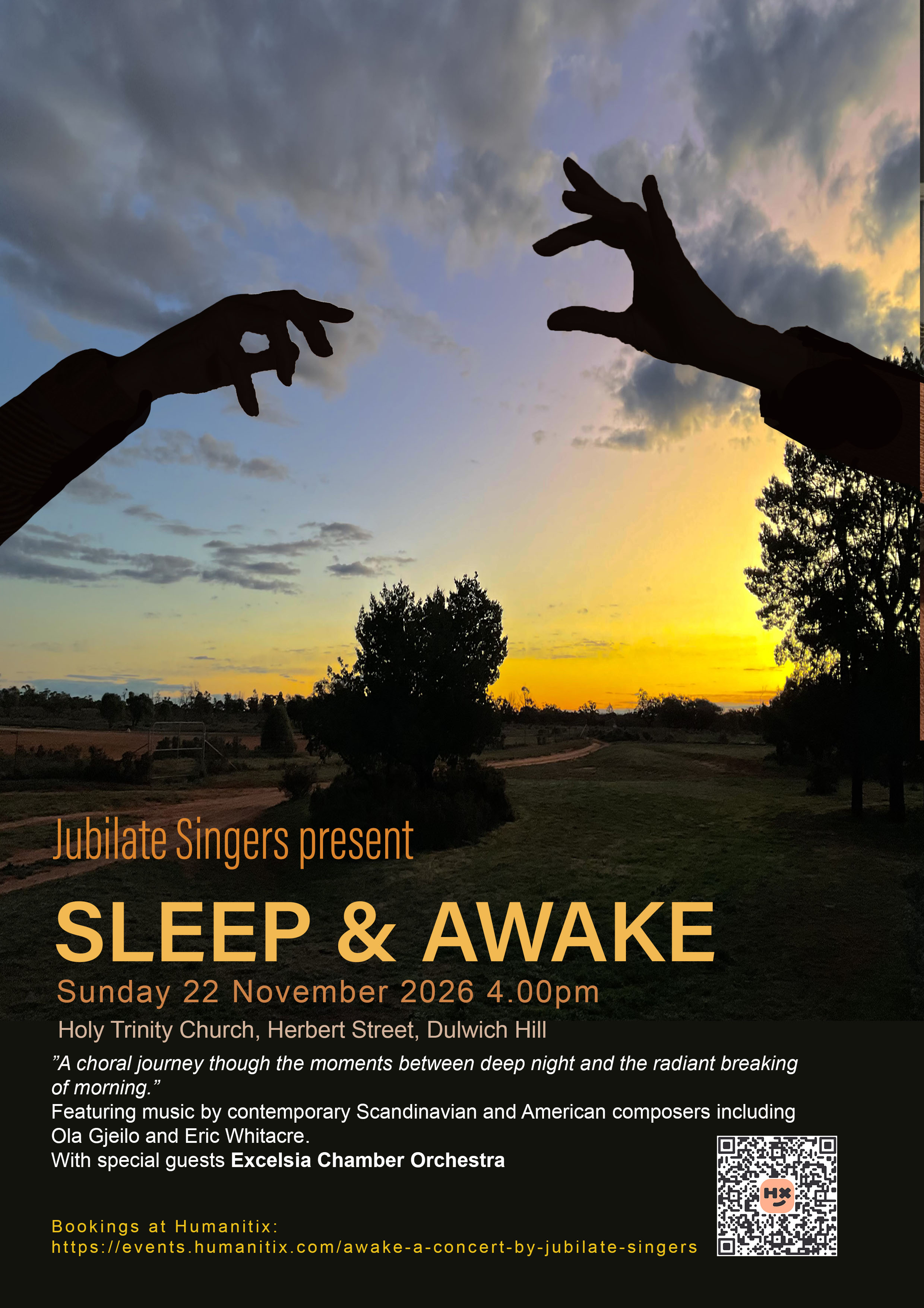 2026 Jubilate Singers concert Sleep & Awake
