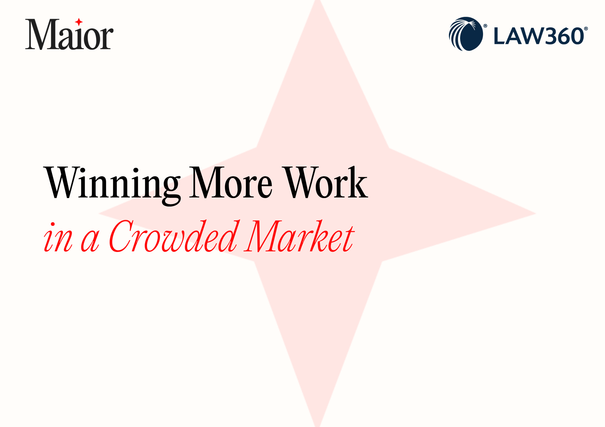winning more work in a crowded market