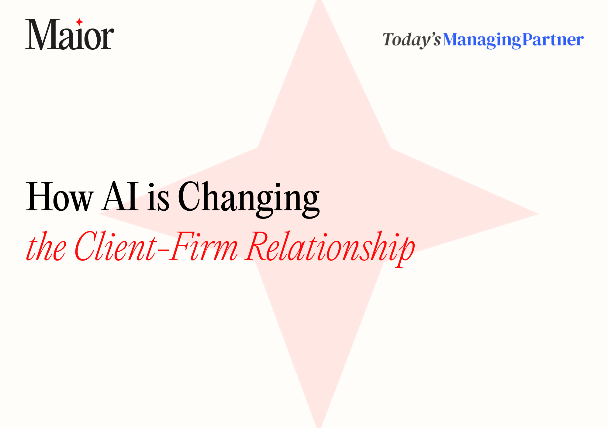 How AI is changing the client-firm relationship