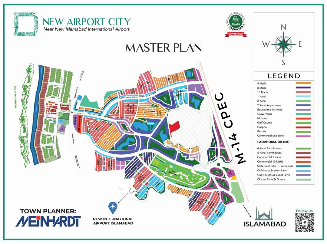 Enlarged official master plan