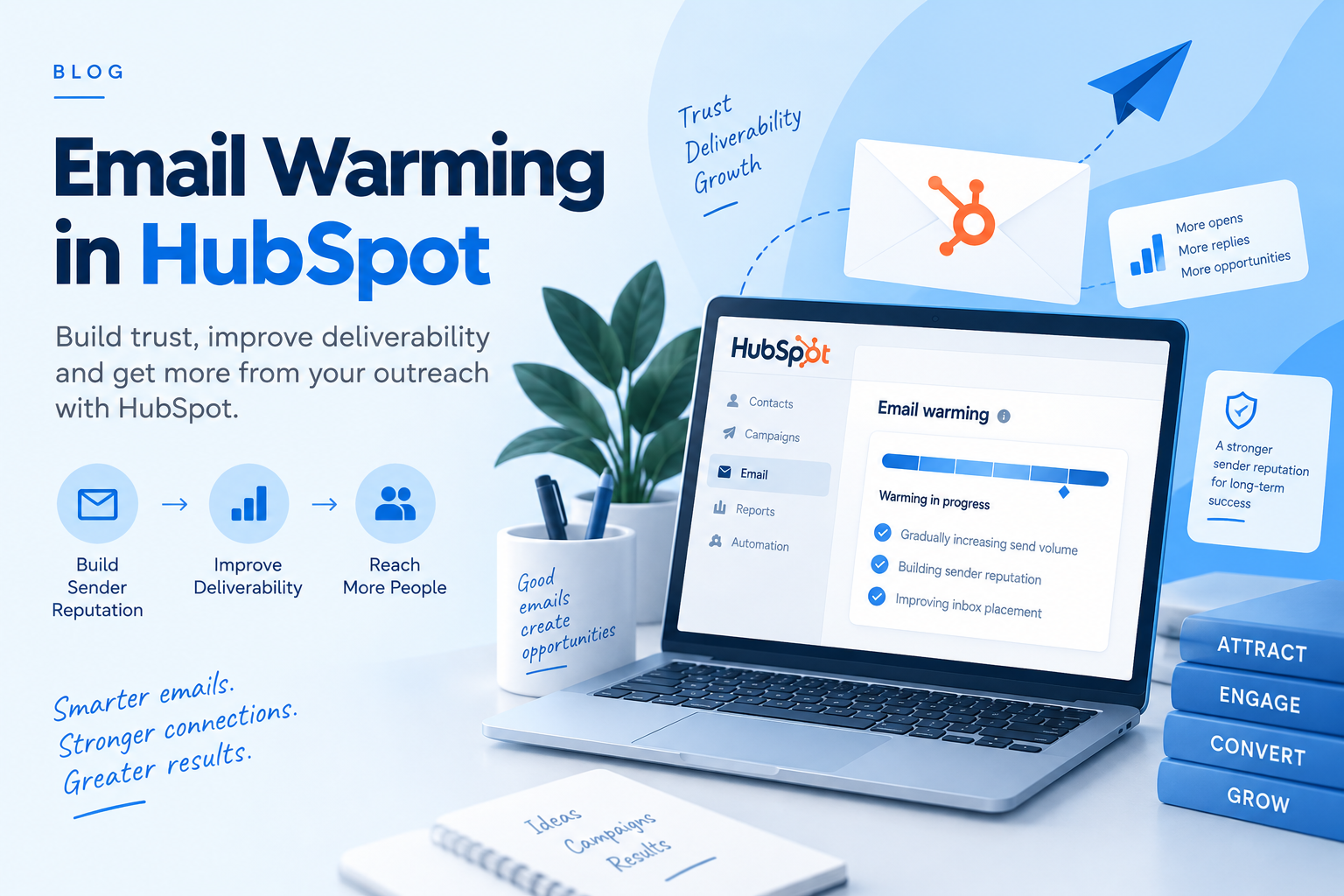 Email Warming in HubSpot: How to Do It Properly (and What HubSpot Does For You)