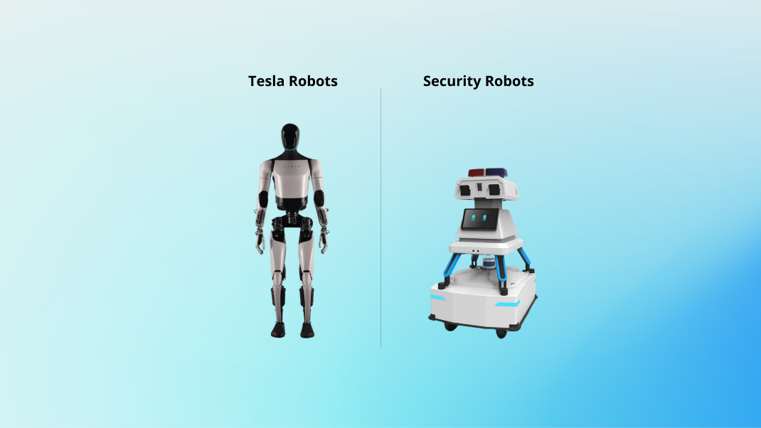 Tesla Robots vs Security Robots: Comparing Autonomous Technologies