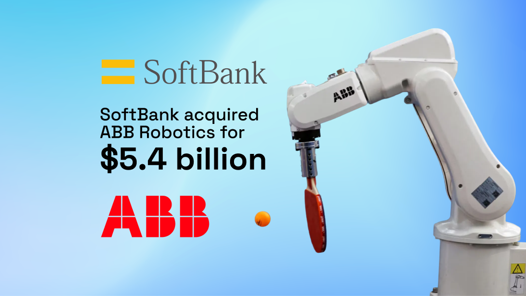 SoftBank's $5.4B acquisition of ABB Robotics marks one of largest robotics deals ever, accelerating Physical AI.