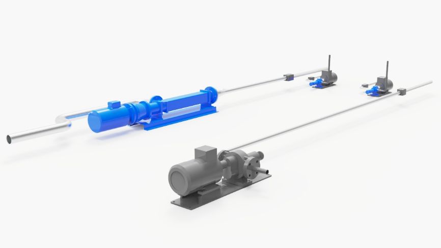 Detailed view of IBS G60 mobile concrete machine showcasing robust design and engineering precision