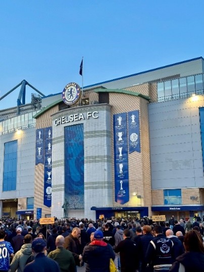 Front of Stamford Bridge
