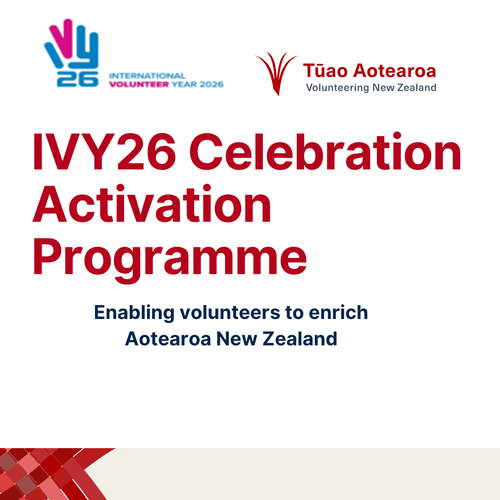 International Volunteer Year 2026 | Tūao Aotearoa Volunteering New Zealand