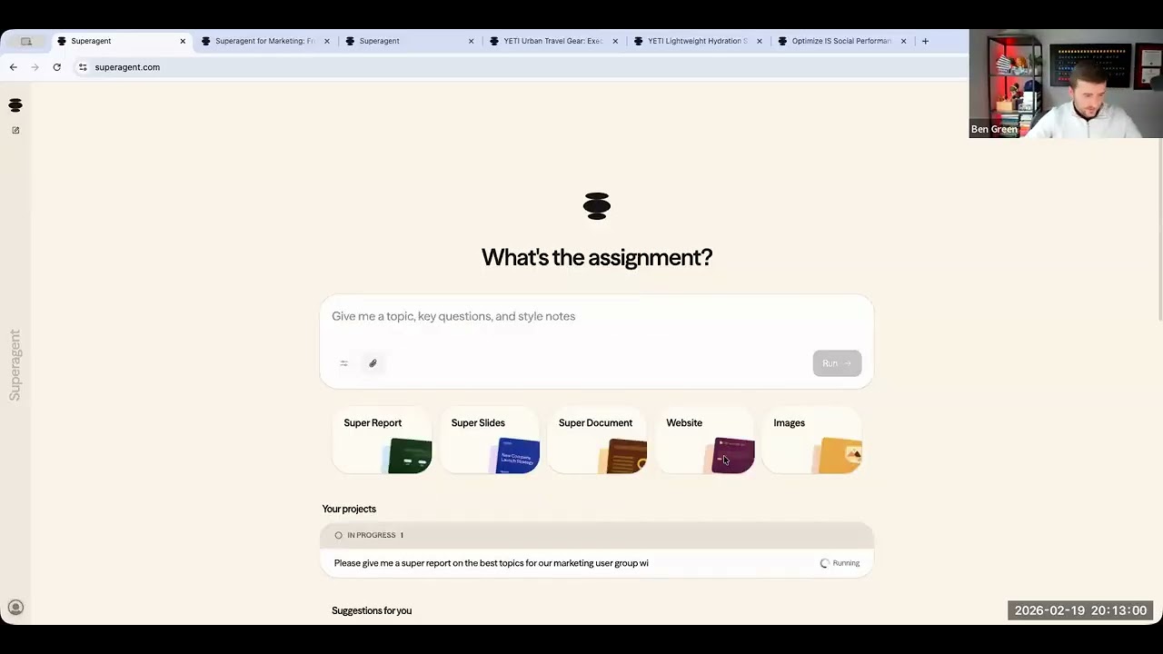 Superagent for Marketing