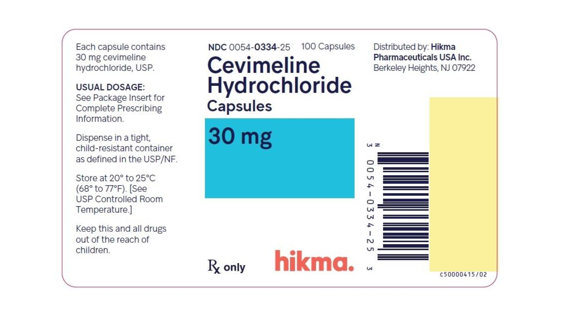 CEVIMELINA (Clorhidrato)