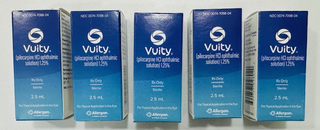 VUITY (pilocarpine HCl ophthalmic solution) 1.25%