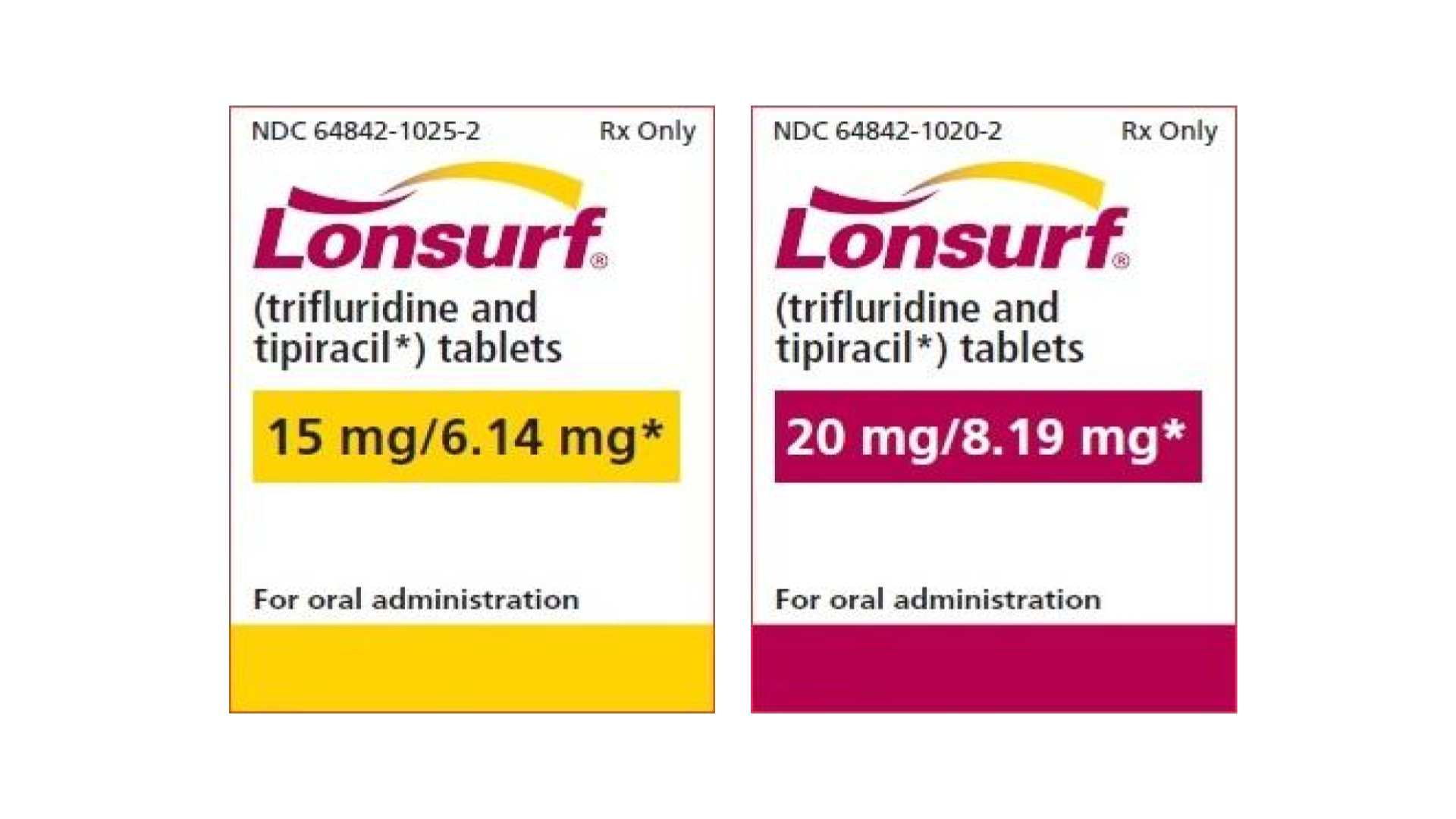 LONSURF (trifluridina y tipiracilo) comprimidos