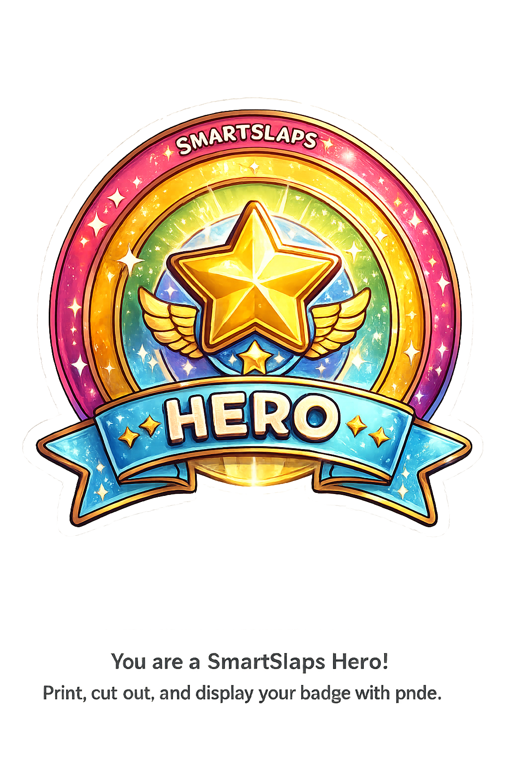 SmartSlaps Hero Badge
