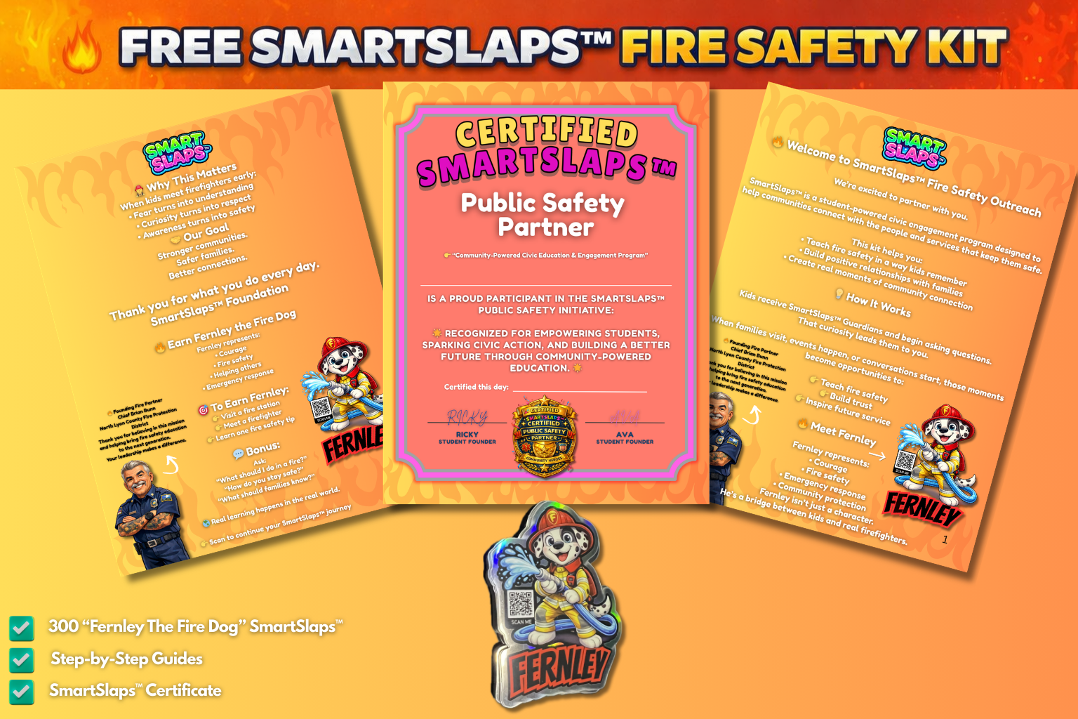 Free SmartSlaps Fire Safety Outreach Kit
