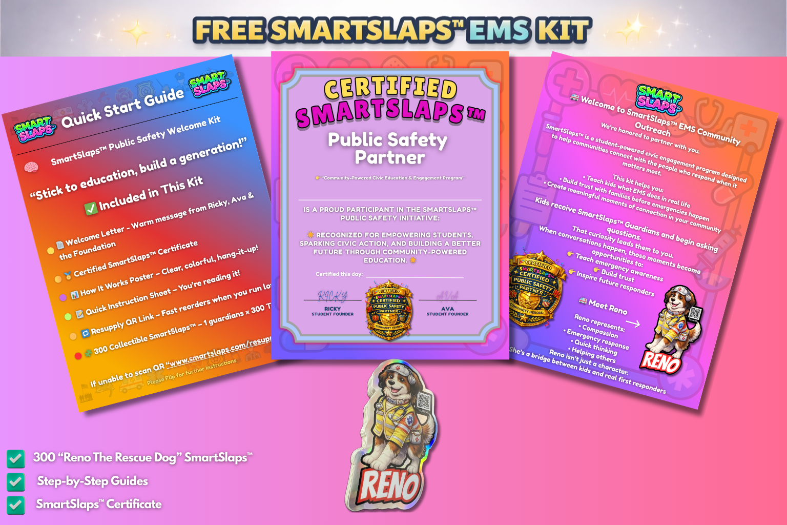 Free SmartSlaps EMS Community Outreach Kit