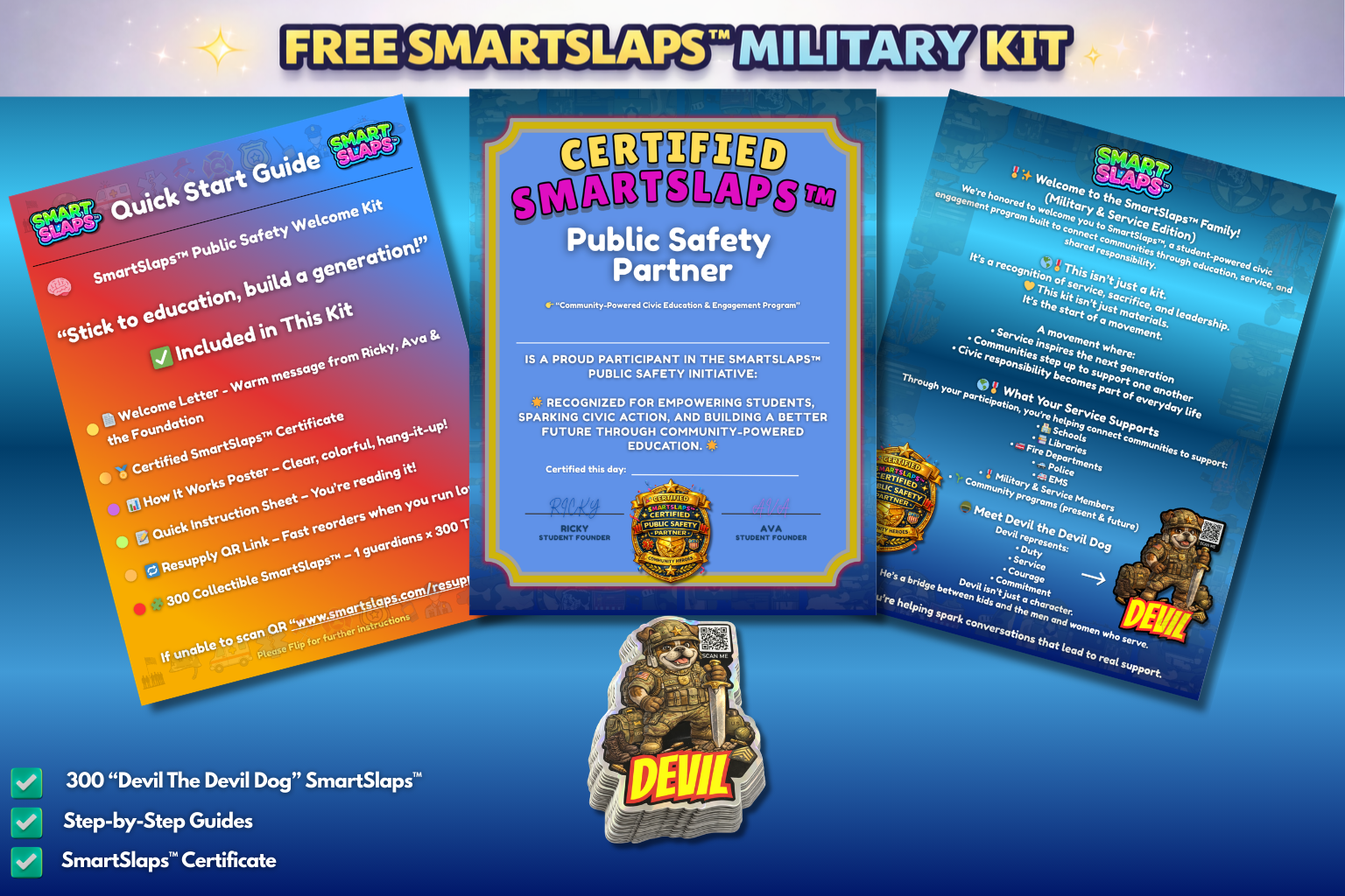 Free SmartSlaps Military and Service Outreach Kit