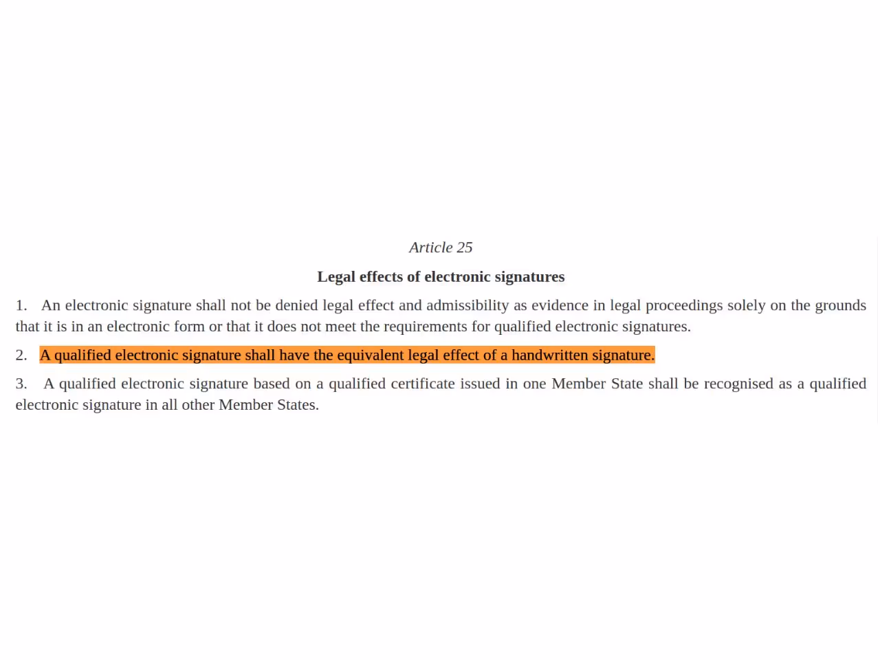 Digital signature process illustration with eID Easy platform interface and secure authentication elements