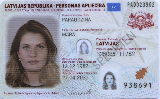 Latvian ID Card