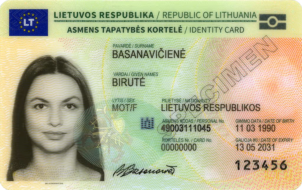 Lithuanian ID Card