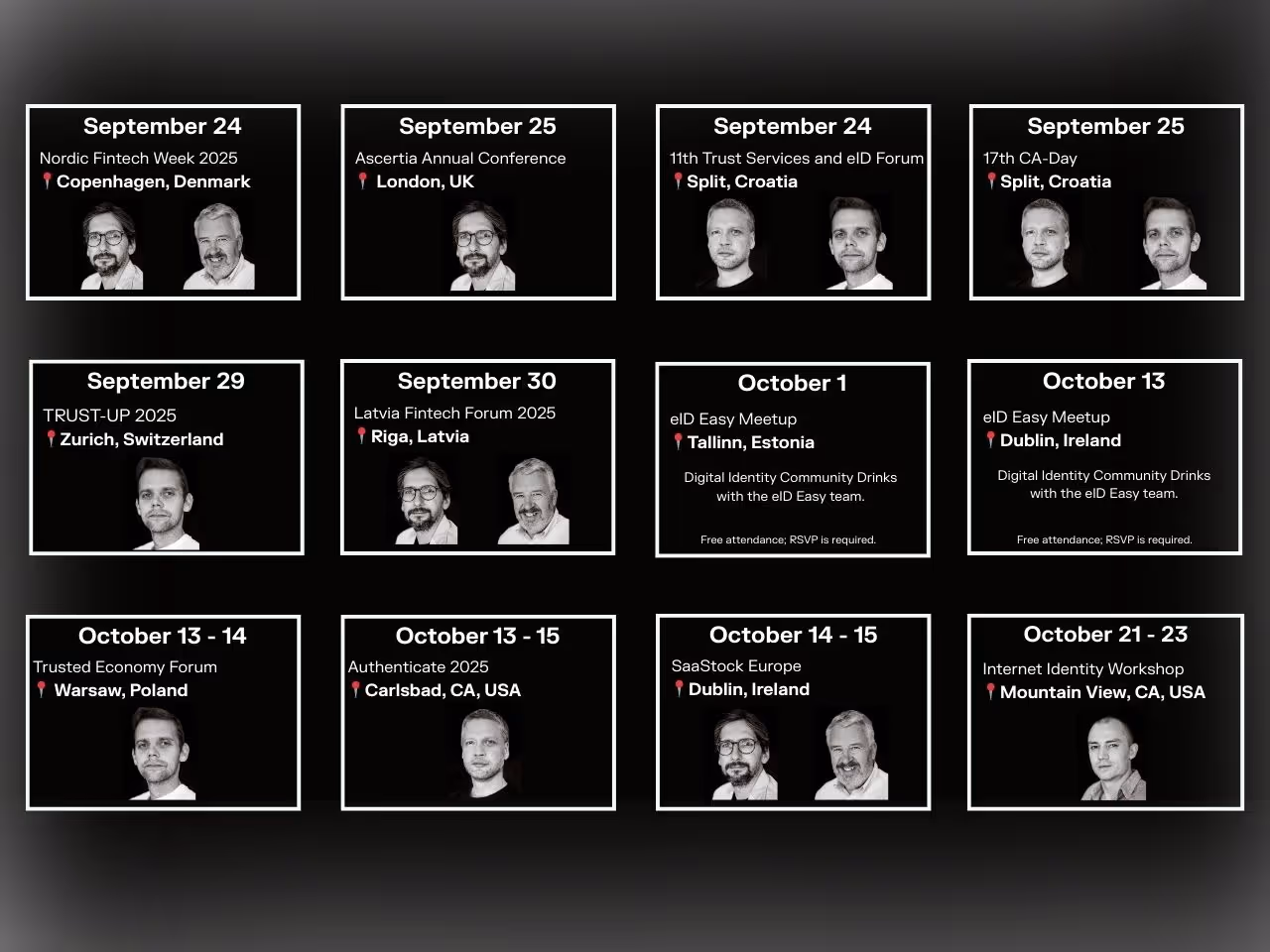 eID Easy September and October calendar 