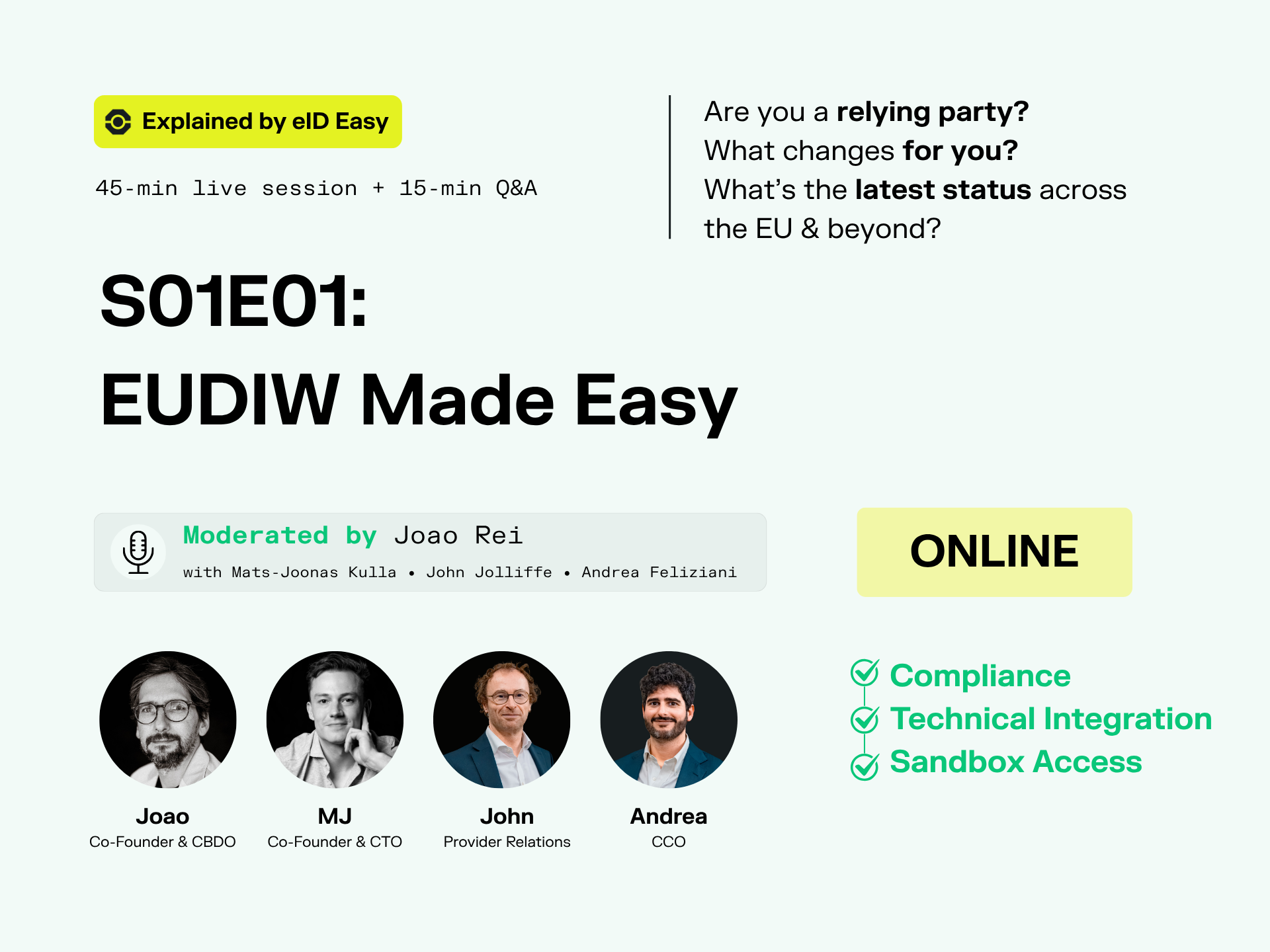 eID Easy Live Session on EUDIW