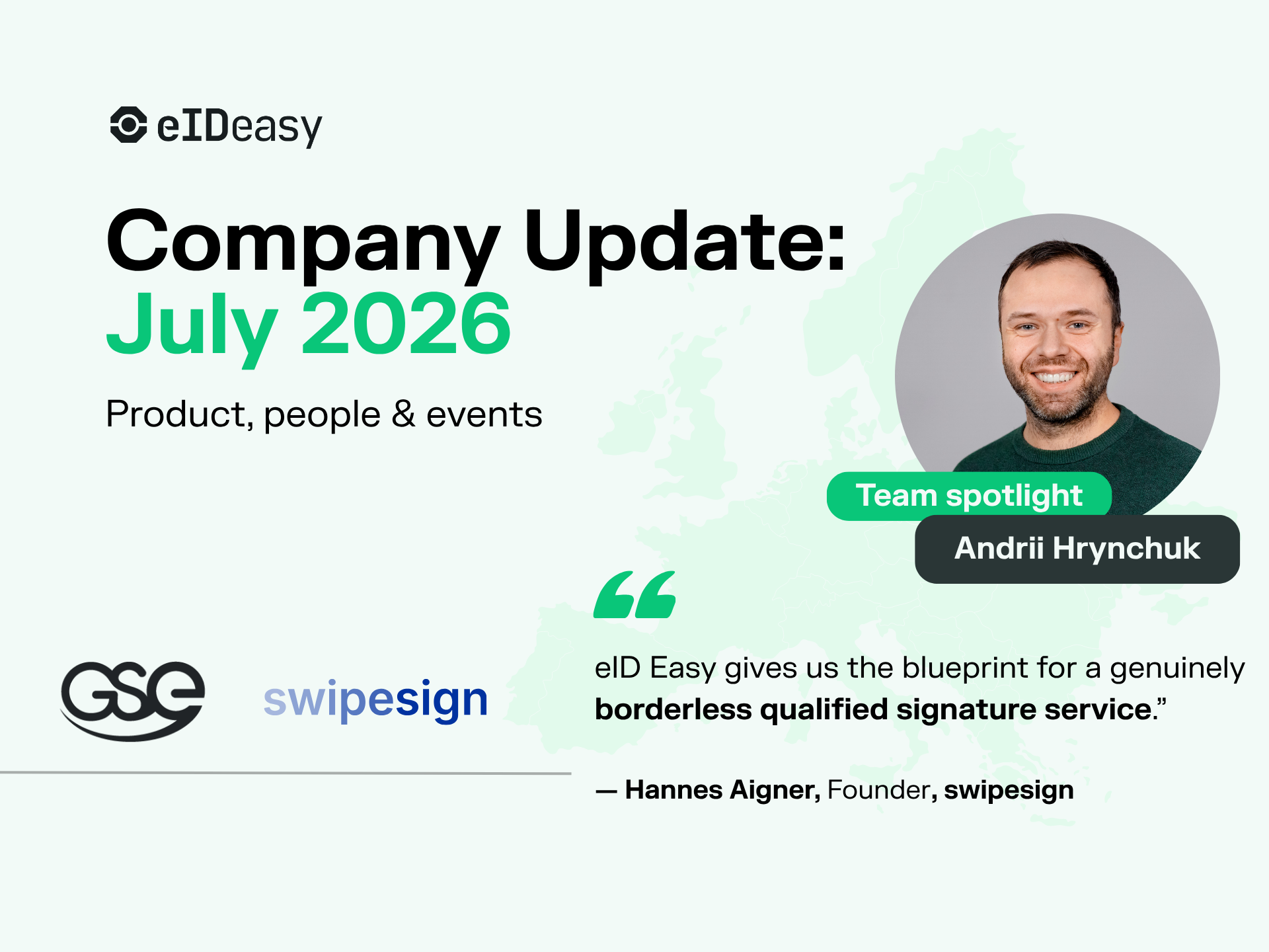 eID Easy Company Update July 2026
