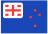 A blue box with a red cross on it.