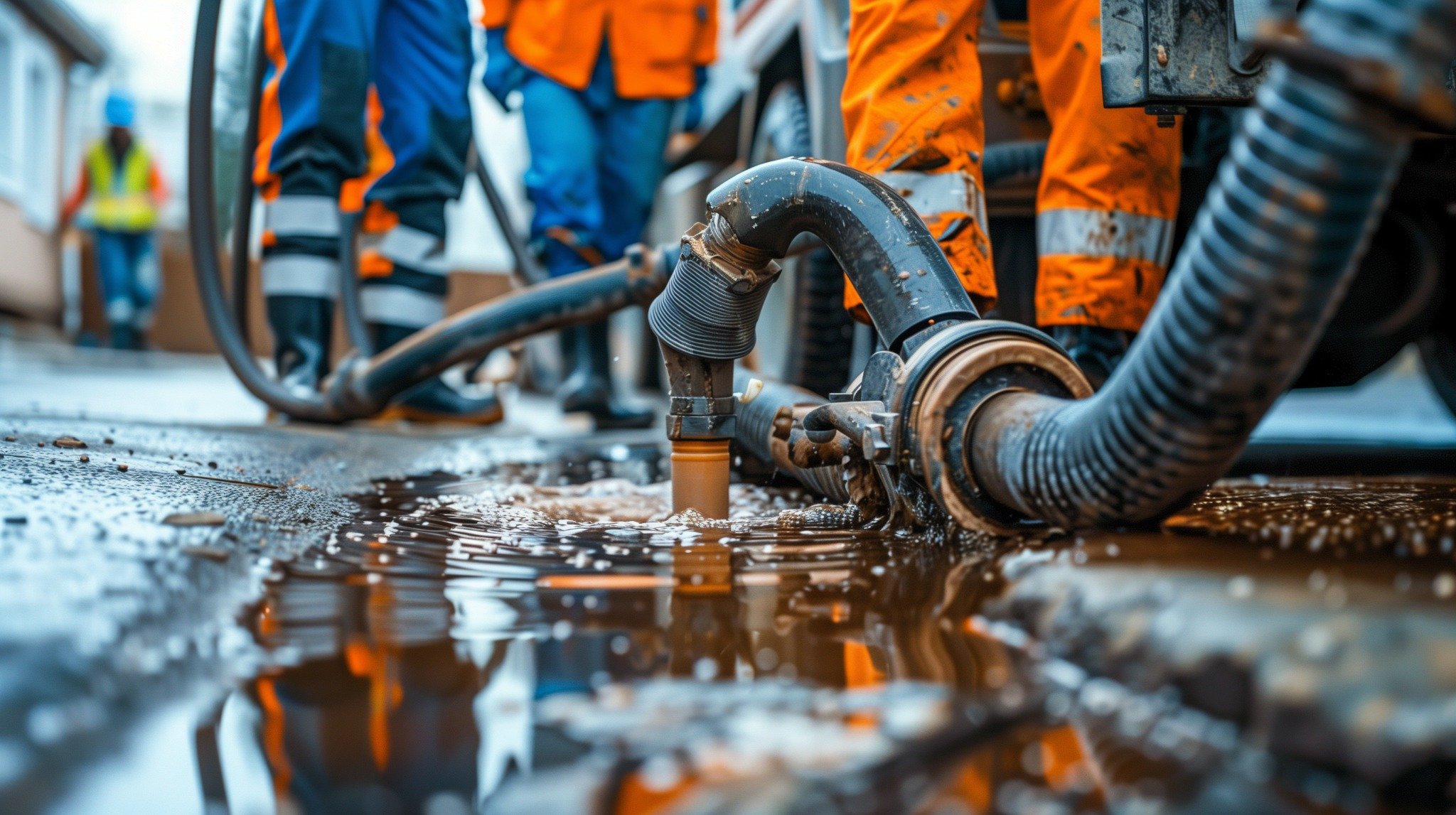 Routine wastewater service operations supporting essential infrastructure and stable, recurring demand.